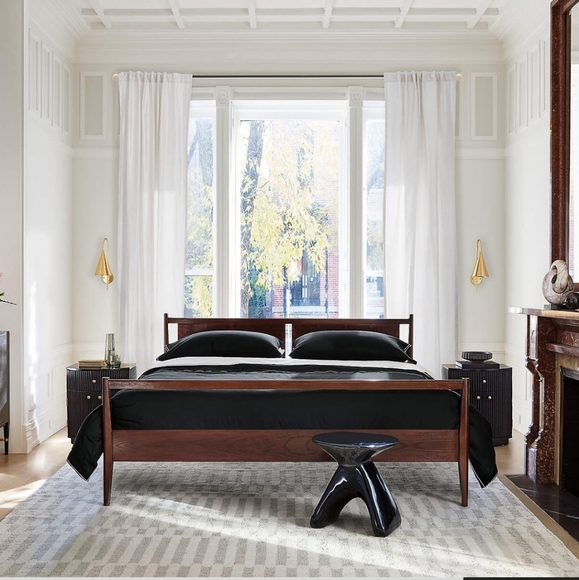 ❤️B2G1 FREE Exclusive EUROPEAN FLAX™Certified Linen Black Full/Queen Duvet Cover - Picture 5 of 11